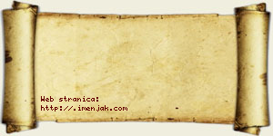 Jovana Pujin vizit kartica